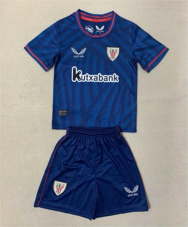 Kids-Athletic Bilbao 125th Anniversary Soccer Jersey